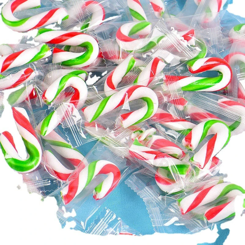 6.5g Christmas Candy Does Not Hurt The Teeth Combinations Fruit Flavor Candy Cane