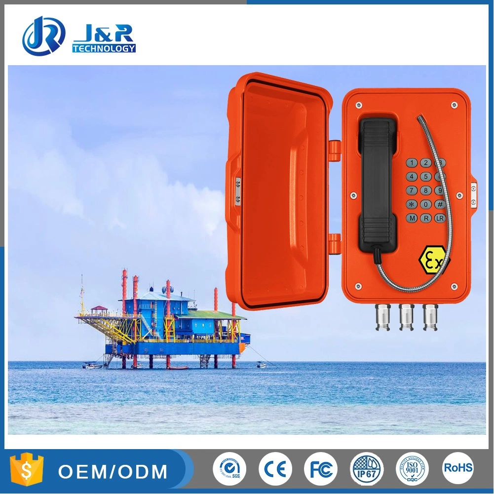 Water Resistant Industrial Explosion Proof Telephone, Power Station Atex Certified Telephone