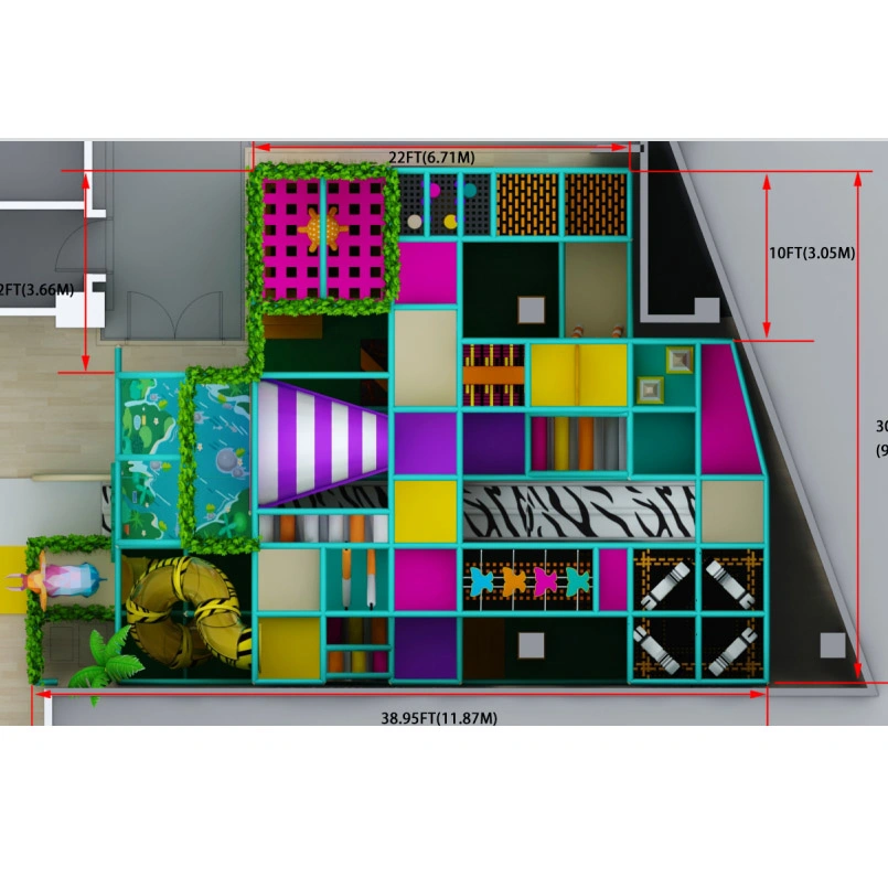 OEM Mini-Größe Soft Play Center ohne Thema Indoor Spielplatz Für Kleinkinder