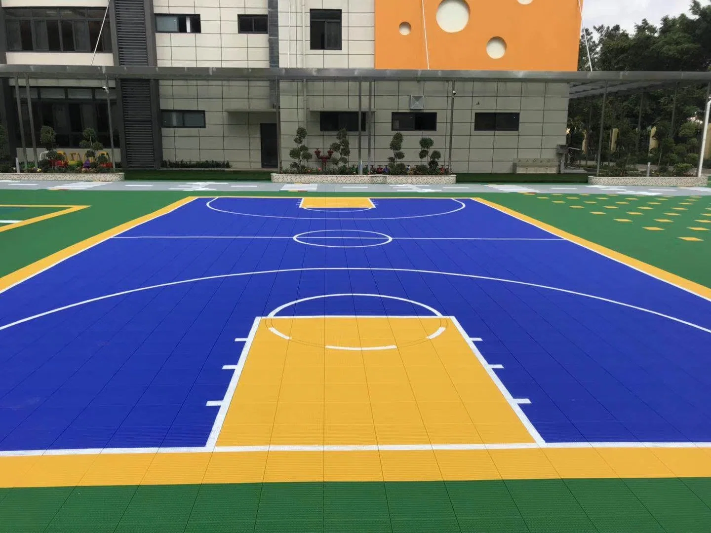 Outdoor Sport Court Floor Garage Floor PP Tiles PP Modular Basketball Volleyball Tennis Court