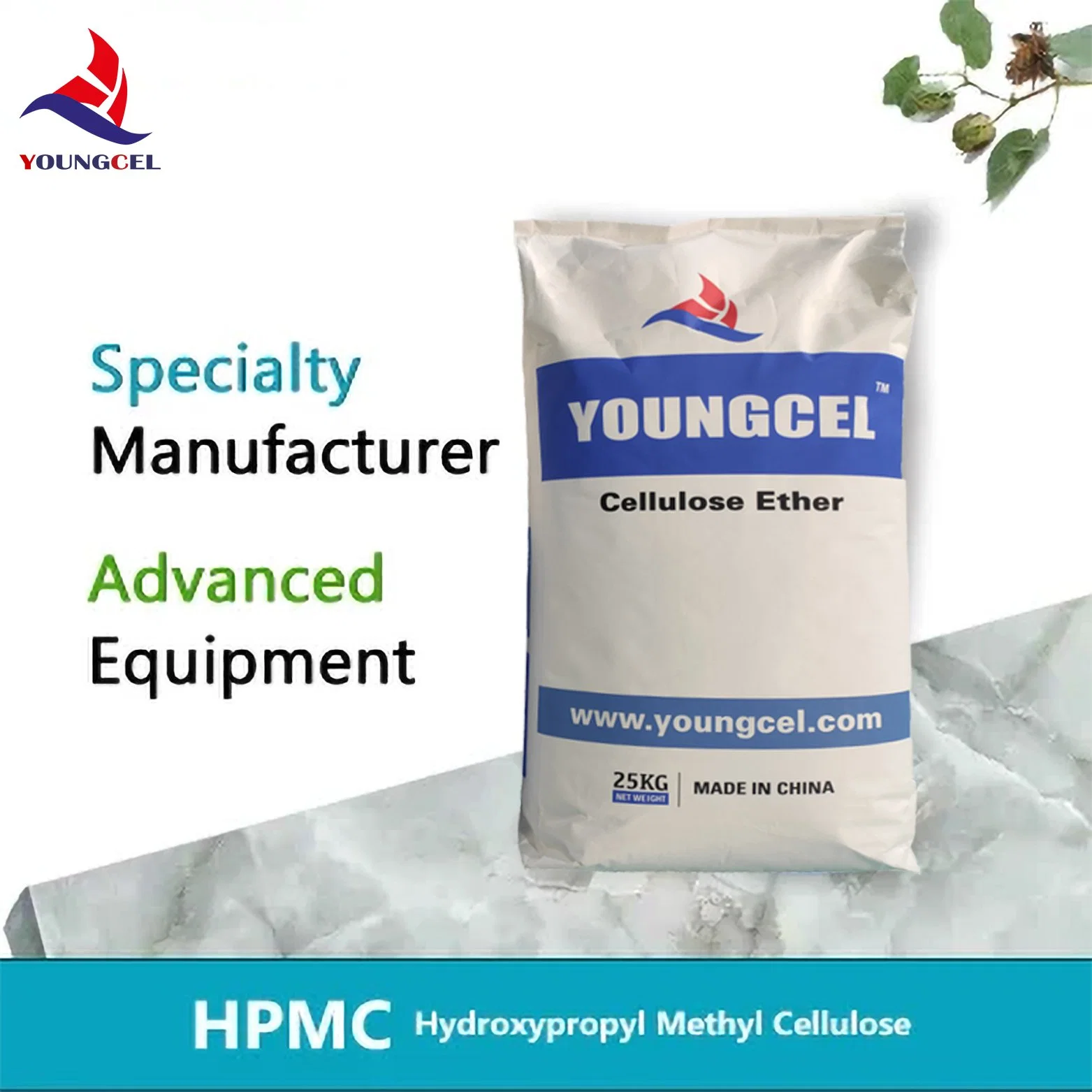 2023 meistverkaufender chinesischer Hersteller von HPMC/Hydroxypropyl Methyl Cellulose Industrial HighpURITY HPMC chemischer Klebstoff