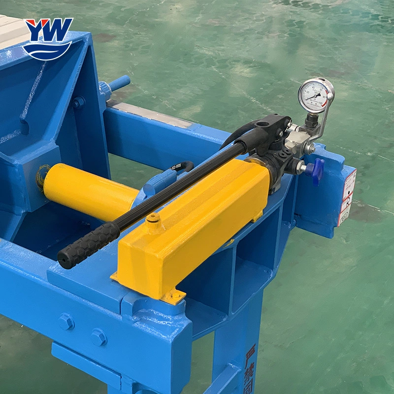 Yuwei Semi Automatic Filter Press for Wastewater Treatment Aerobic and Anaerobic