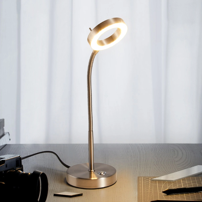 New Design Reading Lamp Modern Art Simple LED Star Ring Table Light