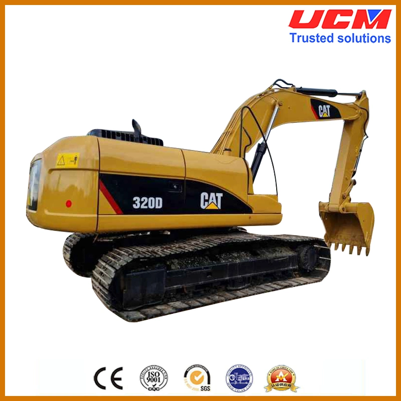 Used Caterpillar Digging Machinery Cat 320 320d 320dl 20ton Crawler Excavator Machine with Drilling Attachments