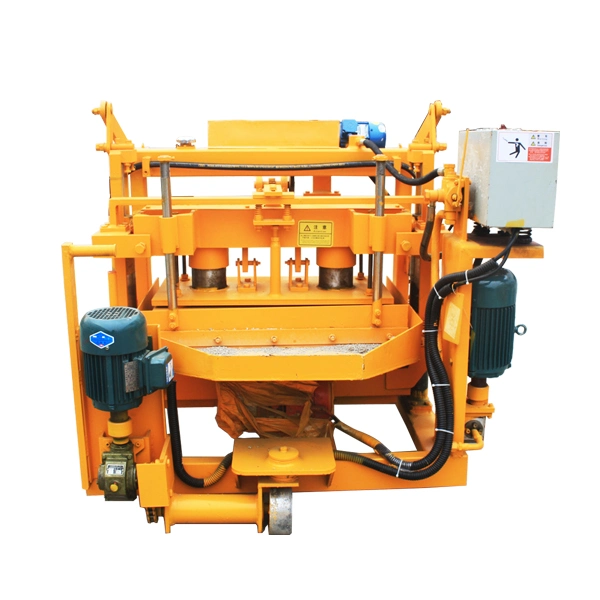 Mobile Block Machine Hollow Block Making Machine Qt40-3A Concrete Egg Layer Solid Brick Machine Cheap Price