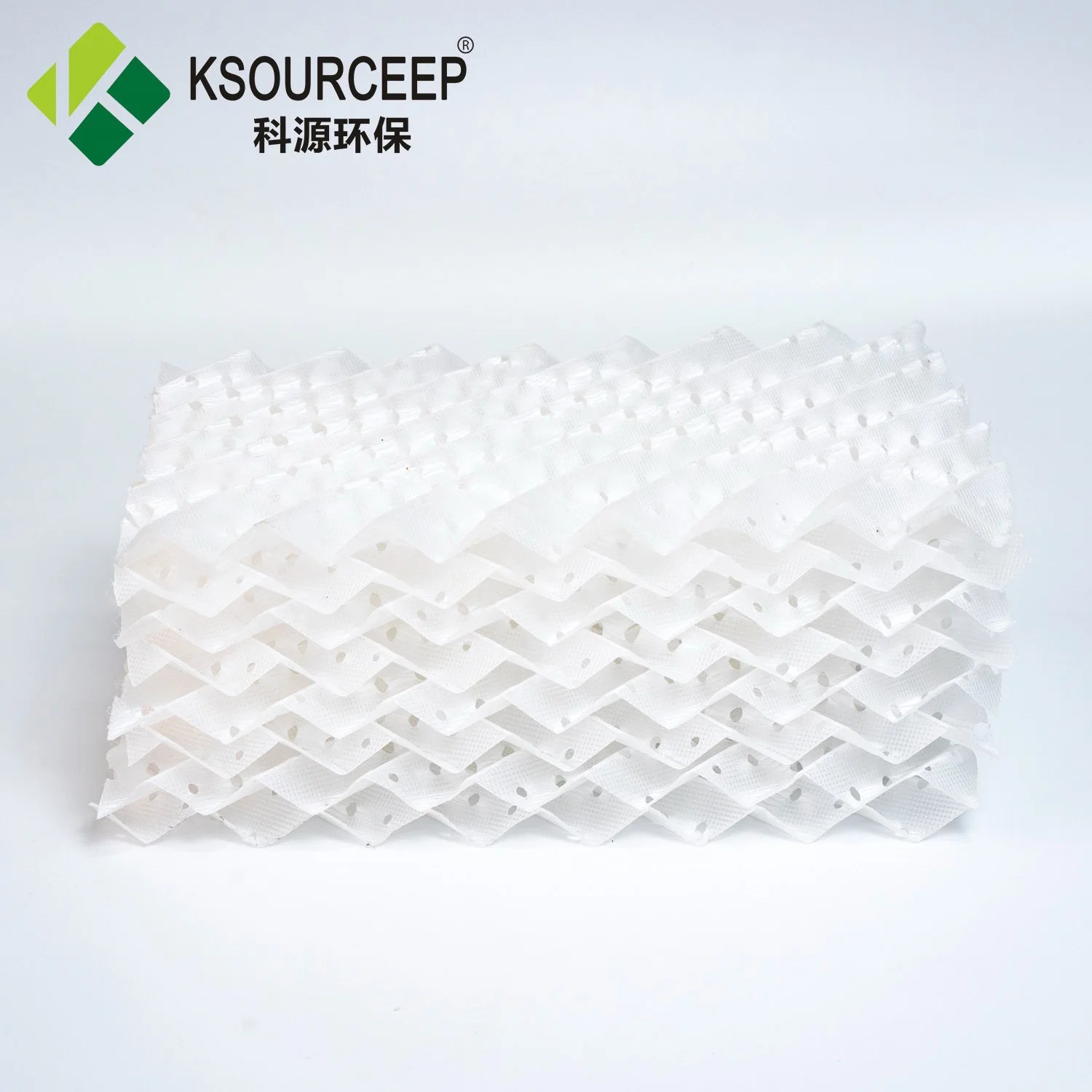 125 250 PP Structured Packing Plastic Perforated Plate Corrugated Packing