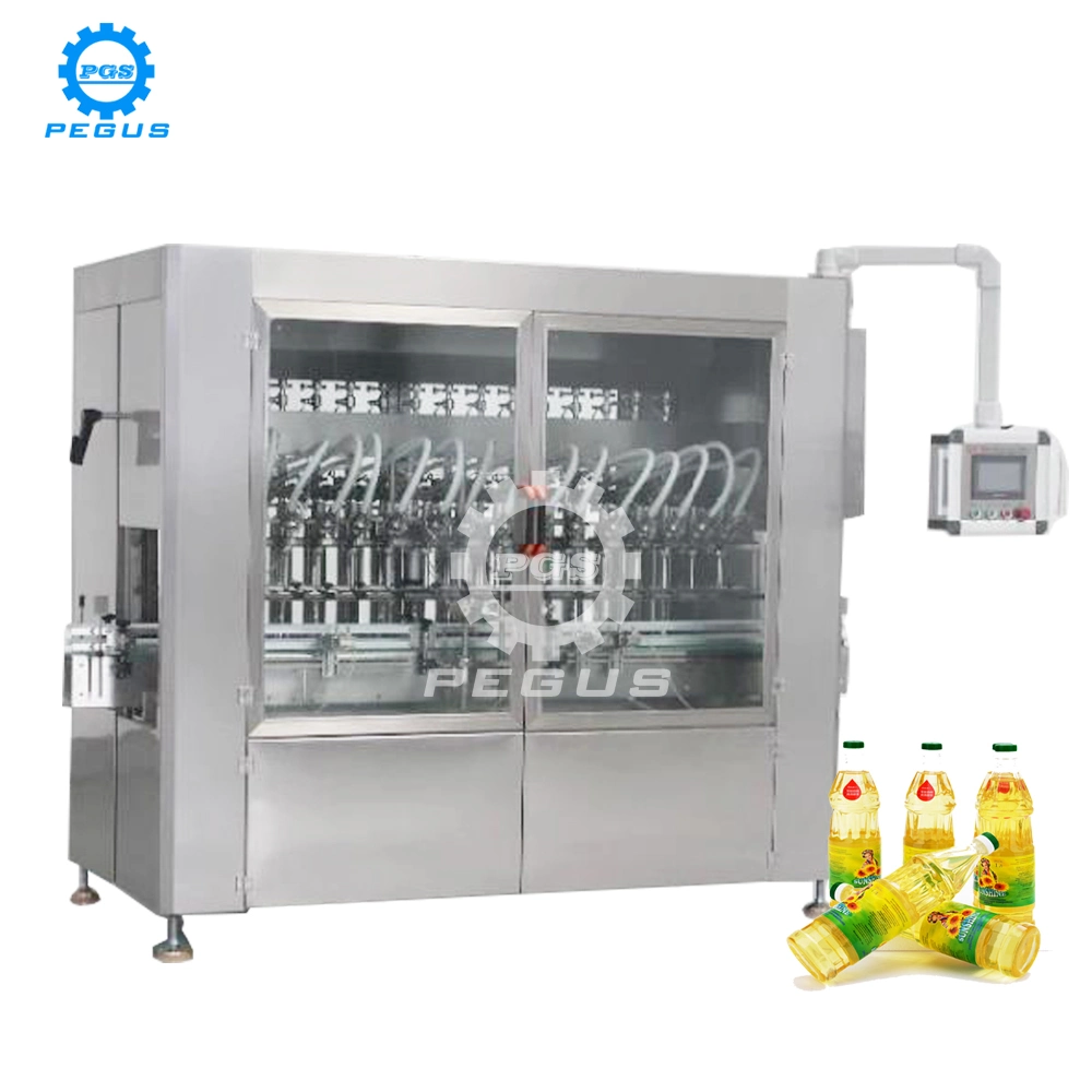 Automatic Alcohol Hand Sanitizer Liquor Vinegar Liquid Filling Machine for Chemical Industry with Capping Labeling Equipment