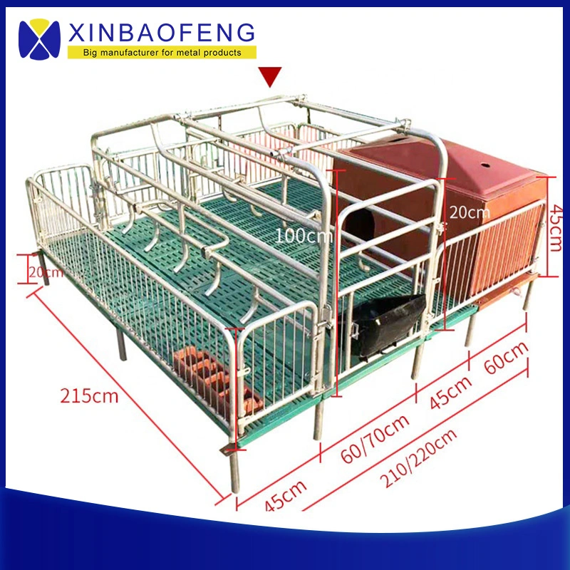 Fabrik Moderne automatische Schweinehund-Anbaugeräte mit Stahlstruktur Gebäude