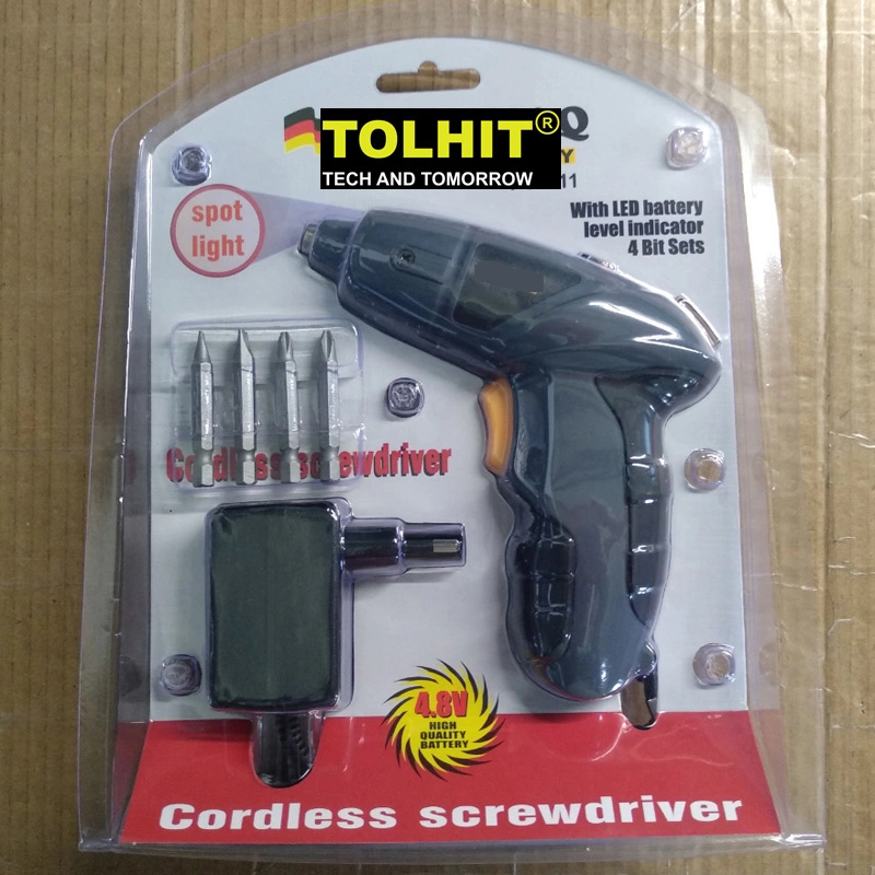 Tolhit Power Tool 3.6V Rechargeable Electric Mini Cordless Screwdriver Set