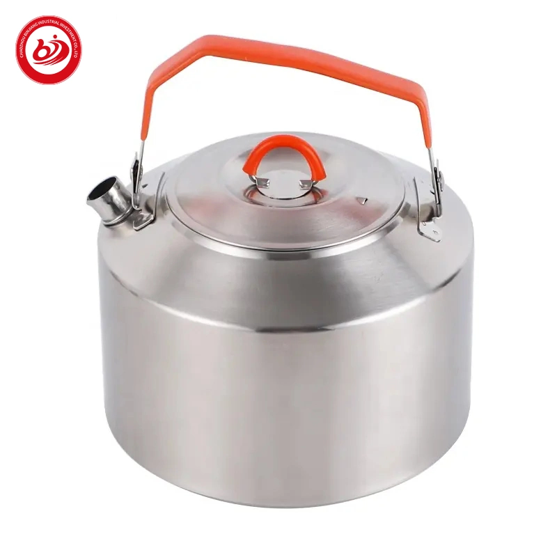 Utensilien Topf Pfanne Wandern Picknick-Werkzeuge Tragbare Kochen Reisen Edelstahl Steel Camping Wandern Im Freien Kochgeschirr Set Wasserkocher