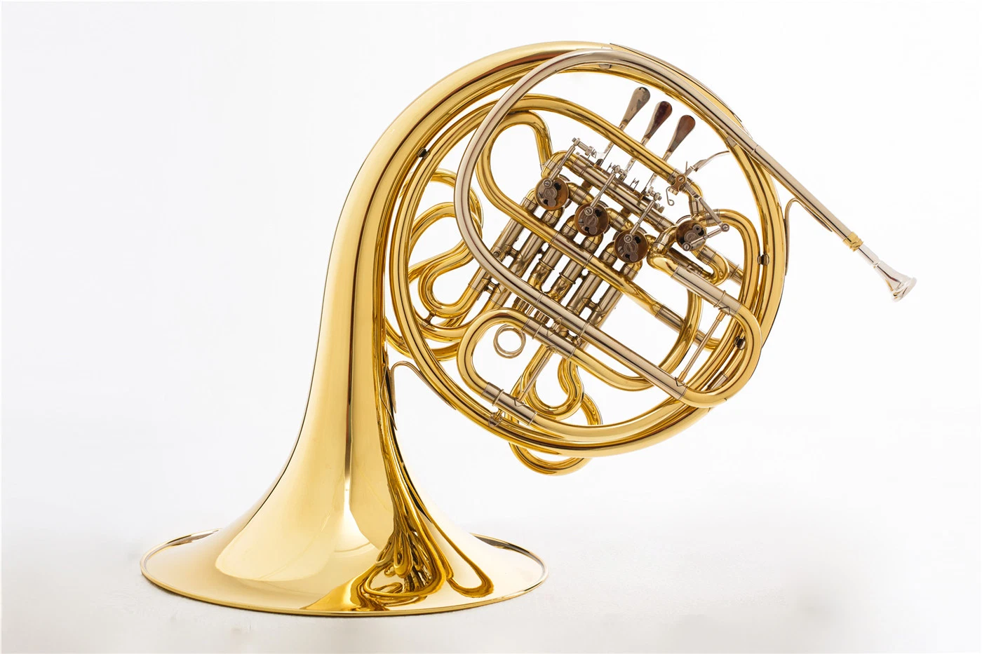 Cheap French Horn/Tone F/Bb /4key Double Musical Instrument