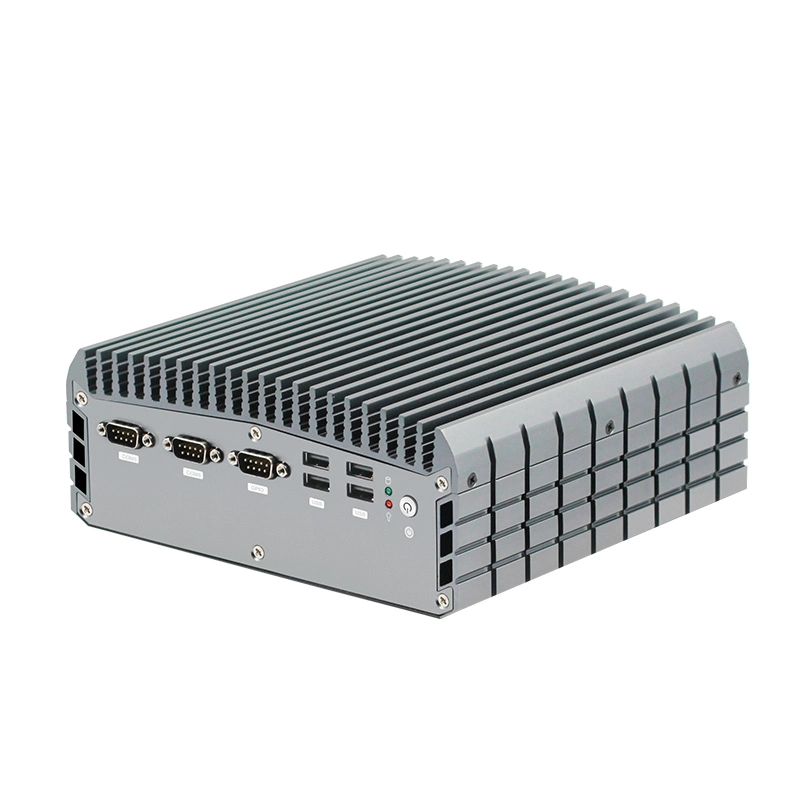 Fanless Industrial PC I3-8100u 2LAN VGA 2RS422 HD Mini PC 2USB3.0 DDR4 4USB2.0 SATA 4RS232 Fanless Industrial Computer