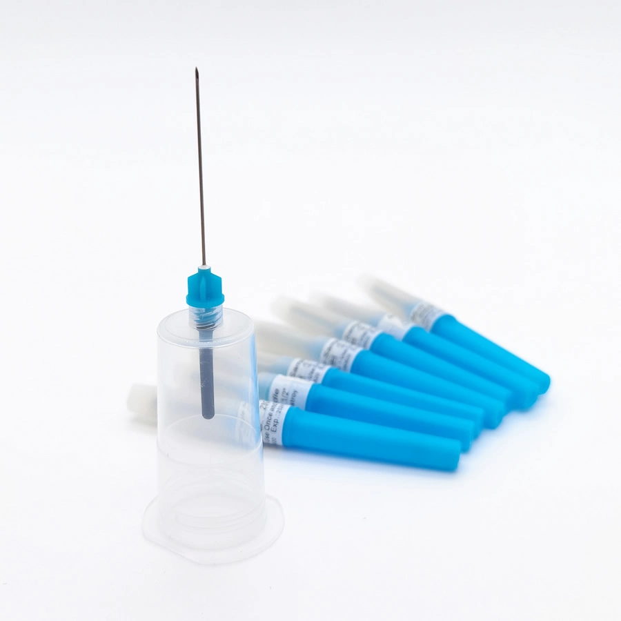 Disposable Medical Multi-Sample Needle Blue 23G for Blood Collection Tube