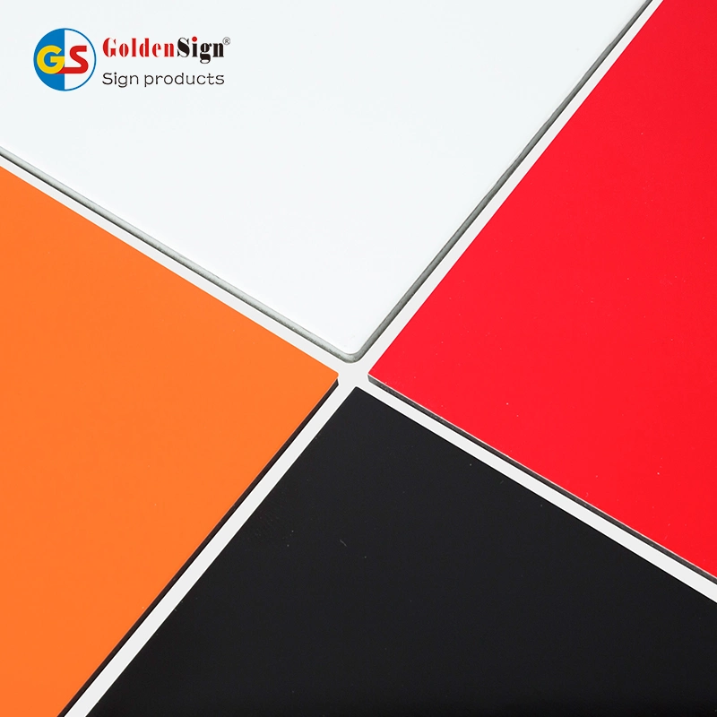 Goldensign Eco-Friendly High quality/High cost performance Wall Cladding ACP Acm Sheet 3mm PVDF 4mm Aluminum Composite Panel