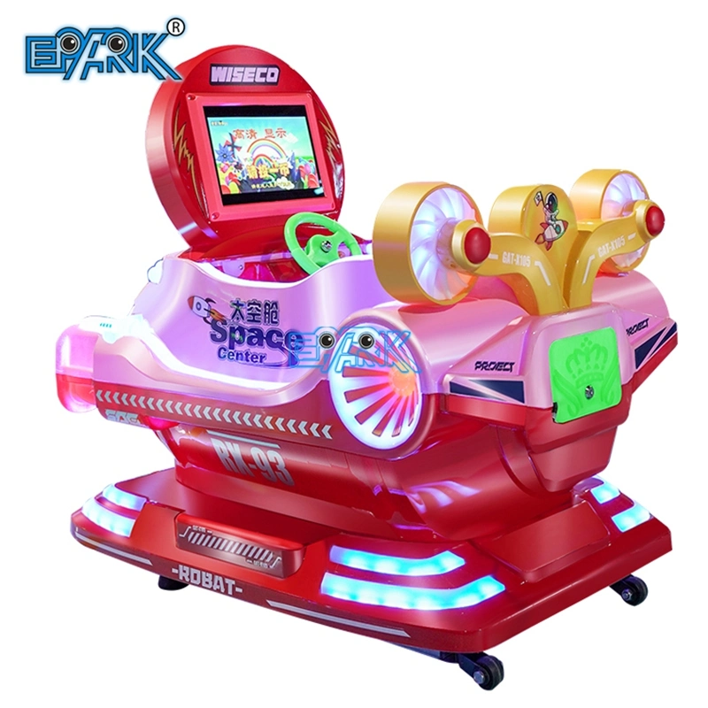 Children Kiddie Rides Space Center MP5 Coin Operated Amusement Swing Rides Machine