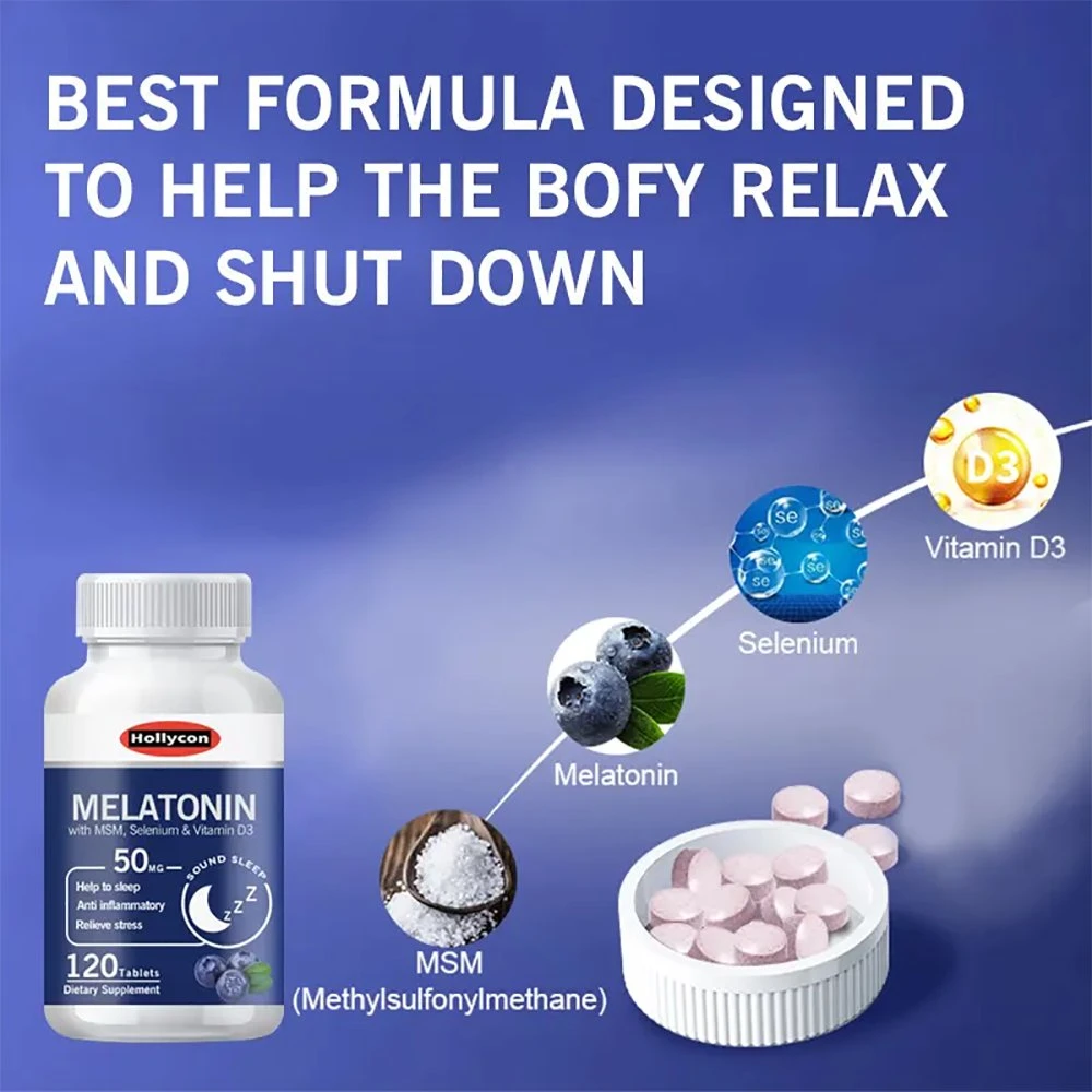 OEM/ODM Good Sleep Relax and Relieve Stress Health Food Tablet Pills