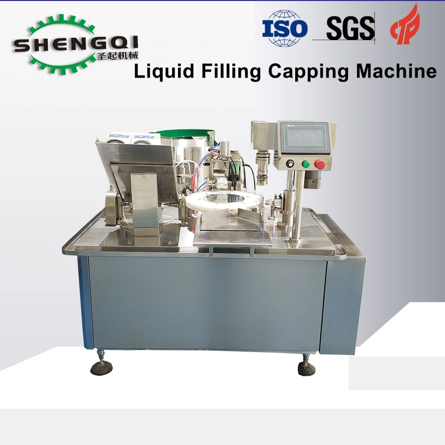 Pharmaceutical Cough Syrup Filling Machine for Glass or Pet Bottles