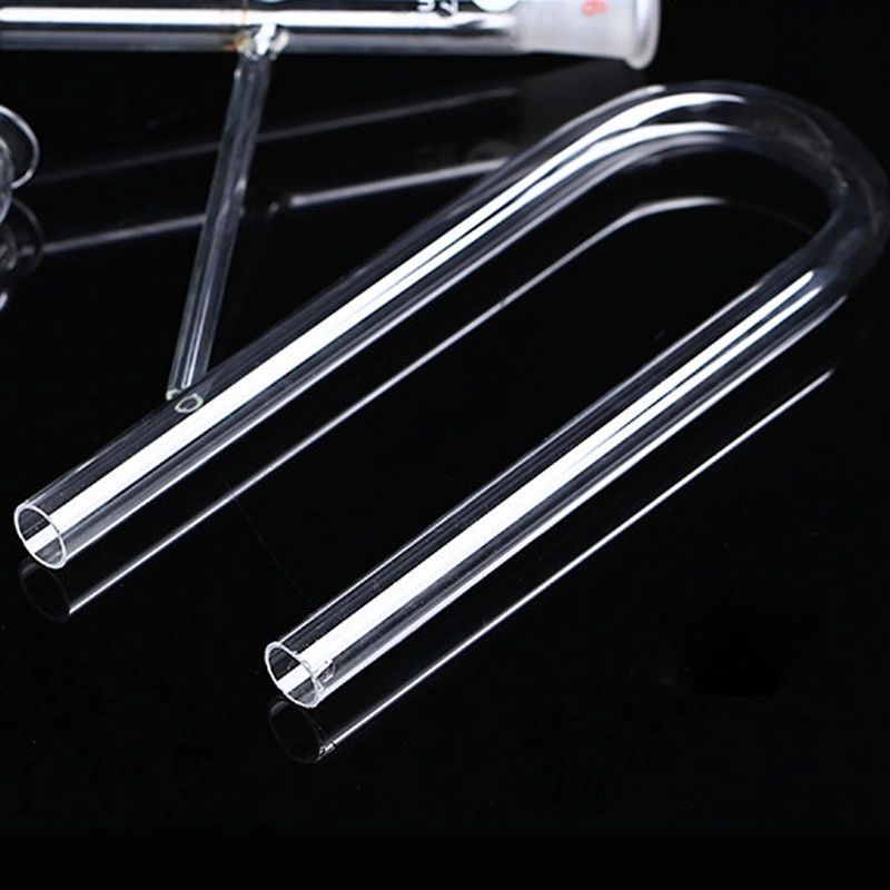 High Purity Further Processing Spiral Clear Quartz Glass Coiling Tube