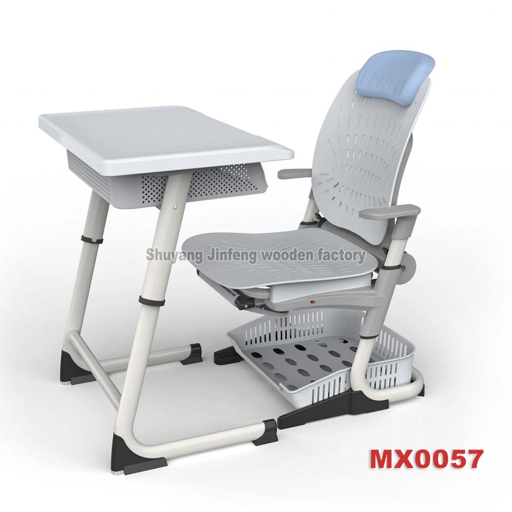 Mx0041 Furniture Adjustable Height School Desks and Chair Set