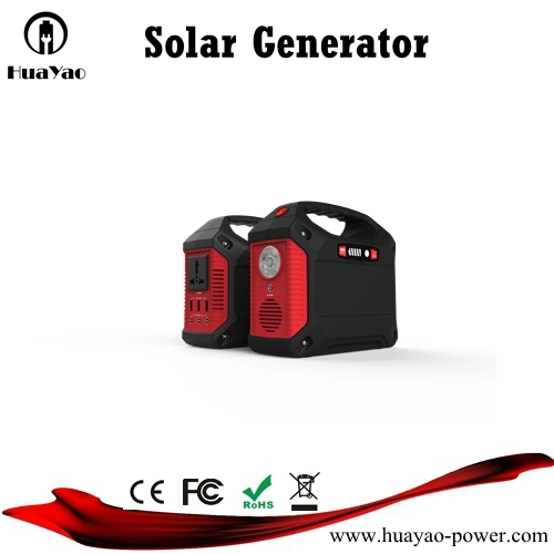 Auto Solar Power Generator off-Grid Inverter Solar Home System 220V 100W