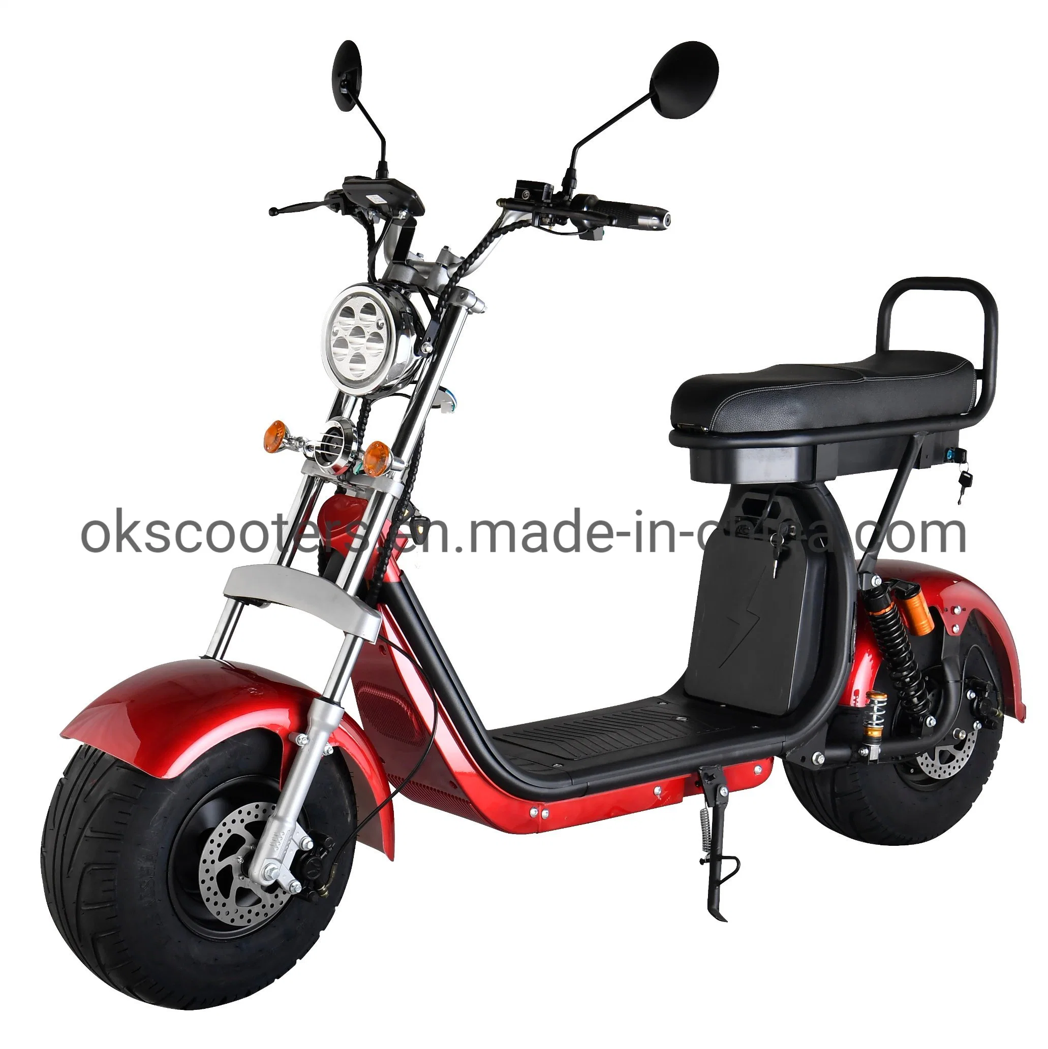 Adultos 2020 China barata moto Scooter eléctrico Vehículo Eléctrico Citycoco 2000W COC