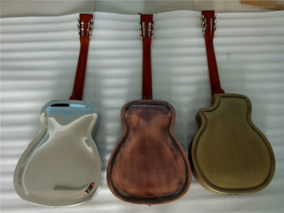 Precio Mayorista/Proveedor Vintage Bluegrass Cono único Cuerpo de metal para guitarra resonador