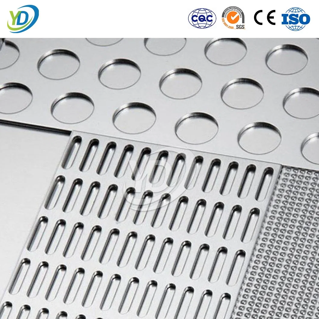 Yeeda Perforated Sheet 2.5 mm Oblong Hole Shape Metal Perforated 3 mm Ss Sheet China Manufacturing Aluminum Bird Screen &Amp; AMP; Perforated Metal Sheet