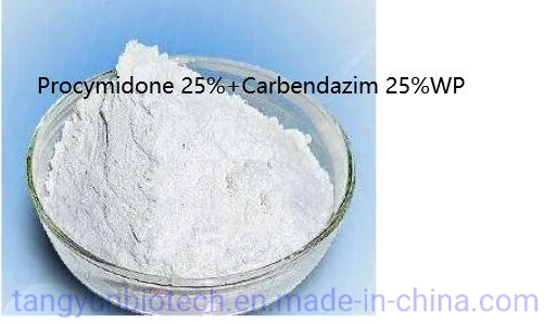 Fungicida Procimidone 25%+Carbendazim 25%Wp fungicida de Produtos Químicos Agrícolas de Alta Qualidade