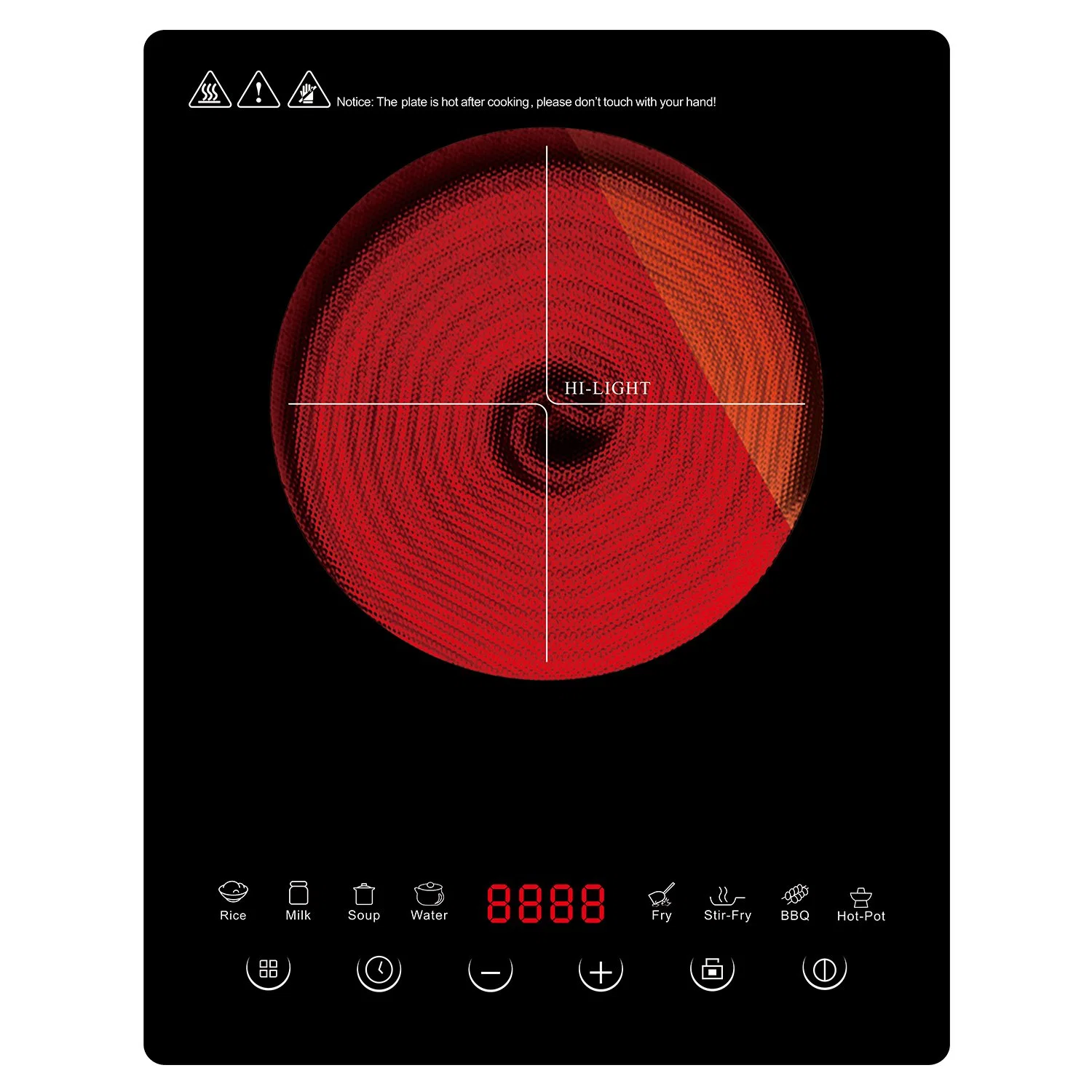 Ailipu Individual de Ahorro de energía eléctrica de la estufa placa Caliente Cocina