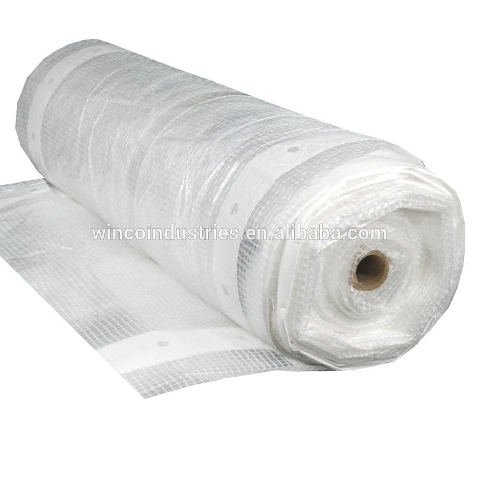 High quality/High cost performance  3.3X36m Plastic Tarpaulin Scaffold Tarp Clear Plastic Tarps