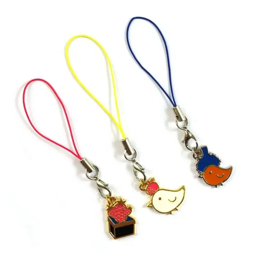 Nice Couples Mobile Phone Strap Custom Logo