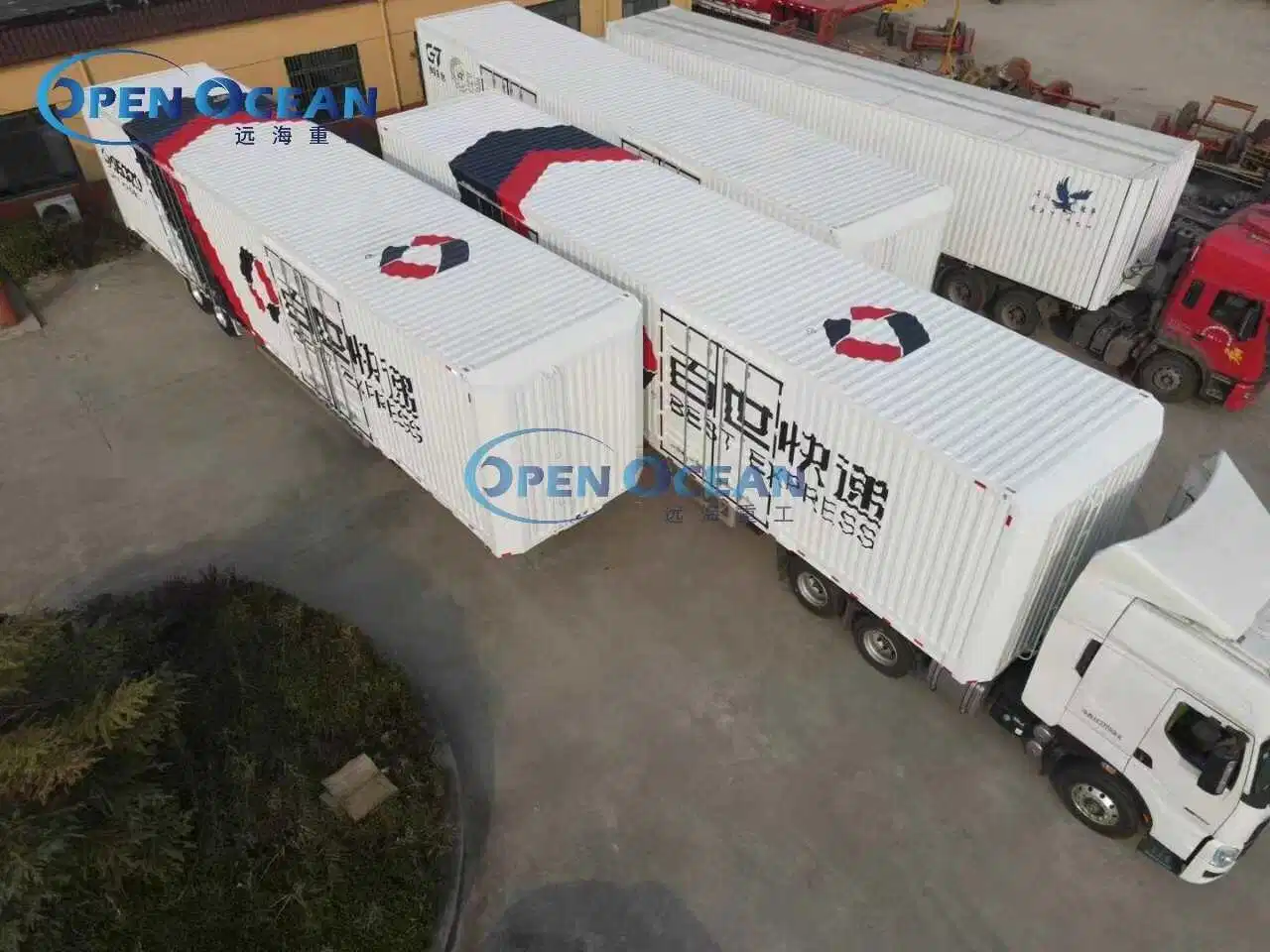 ISO CCC Approved 2/3/4 Axles Dry Box Cargo Freight Van Truck Trailer for Sale