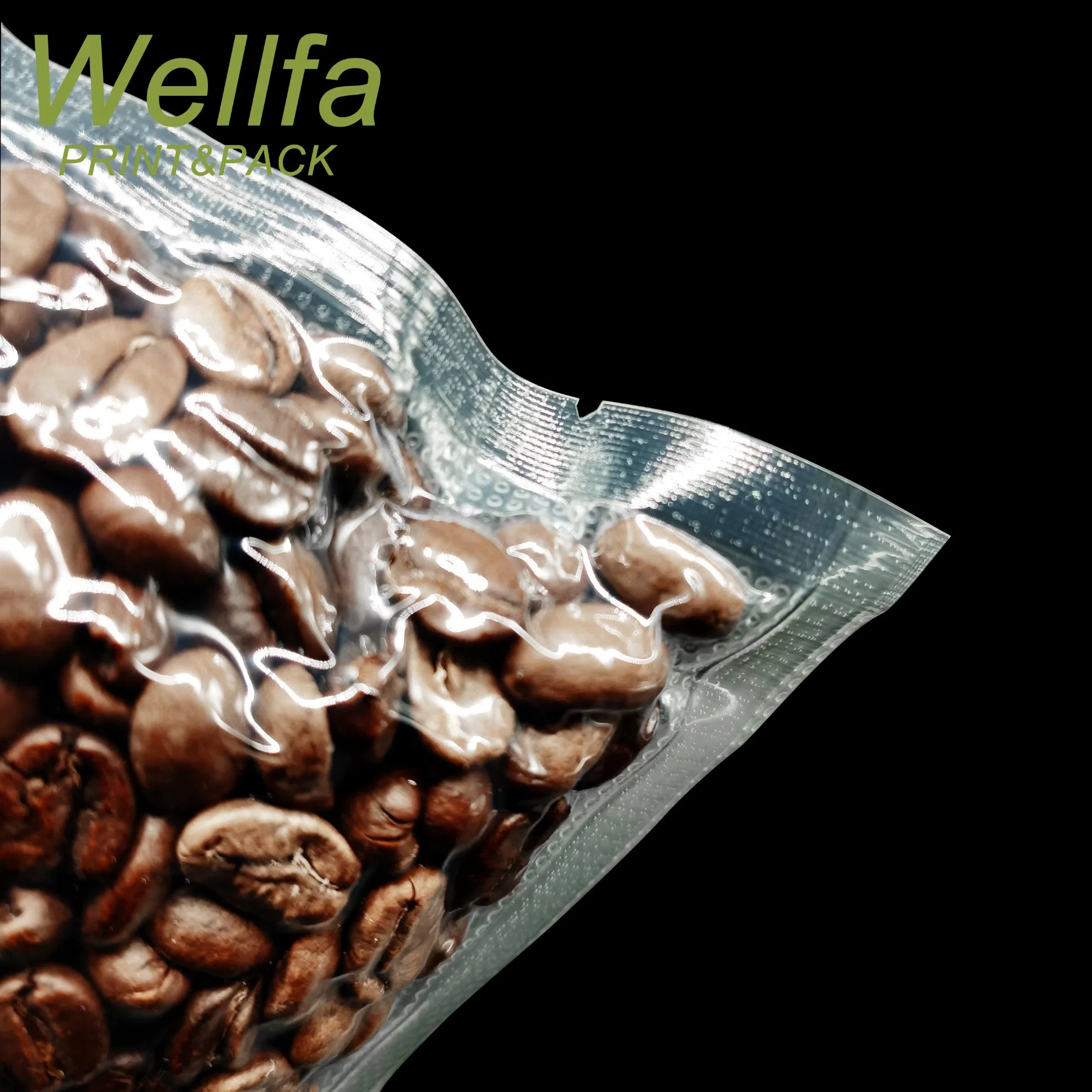 Factory OEM 250g 500g 1kg Custom Embossed Nylon Vacuum Packaging Transparent Pouch for Meat Beef Coffee Bean