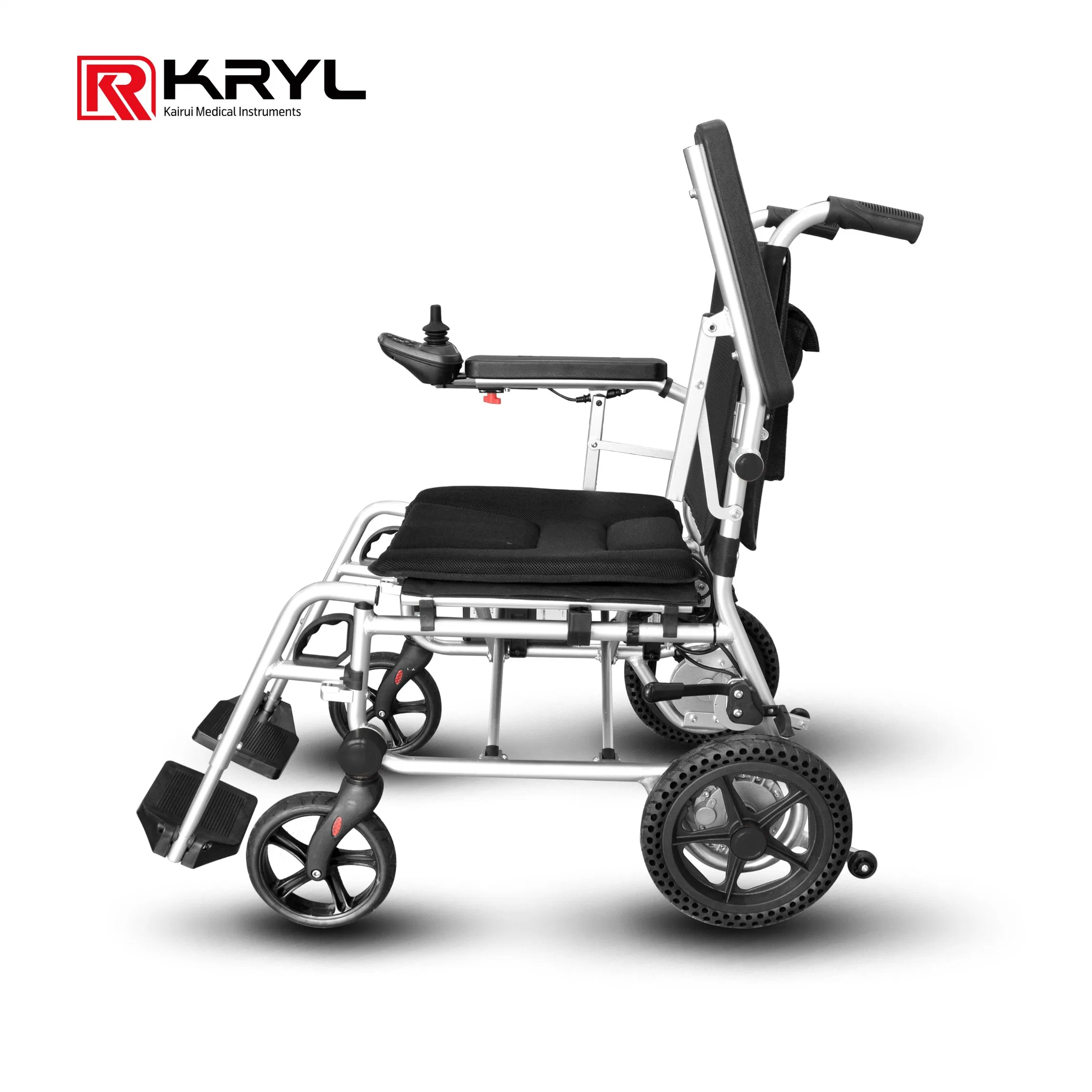 Outdoor Scooter Aluminum Alloy Material Superlight Electric Mobility Wheelchair Portable Wheelchair New Fashion Designed Color for Adults Using