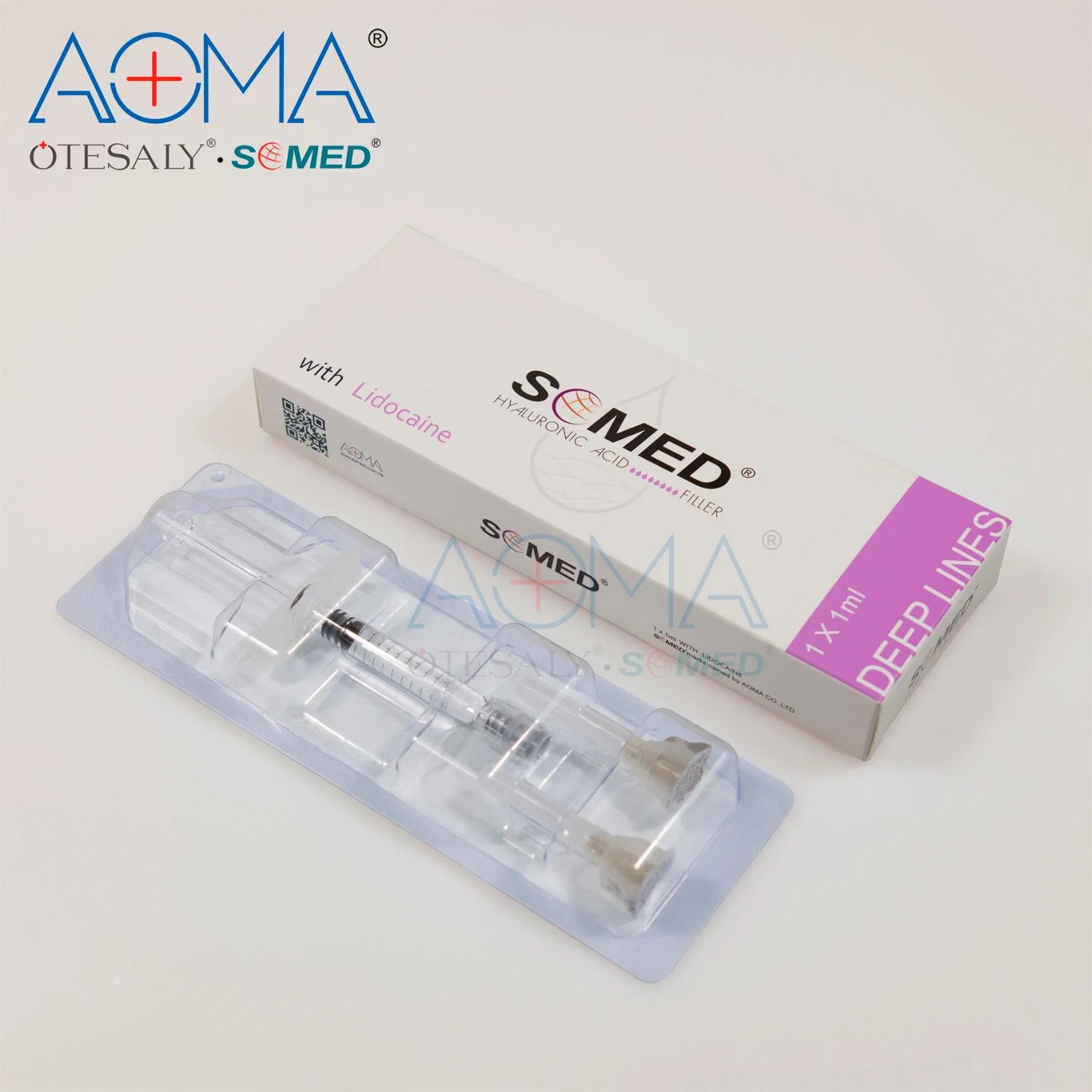 Somed Best Cross-Linked Hyaluronic Acid mit Lido injizierbarer Dermalfüller Für Lippen