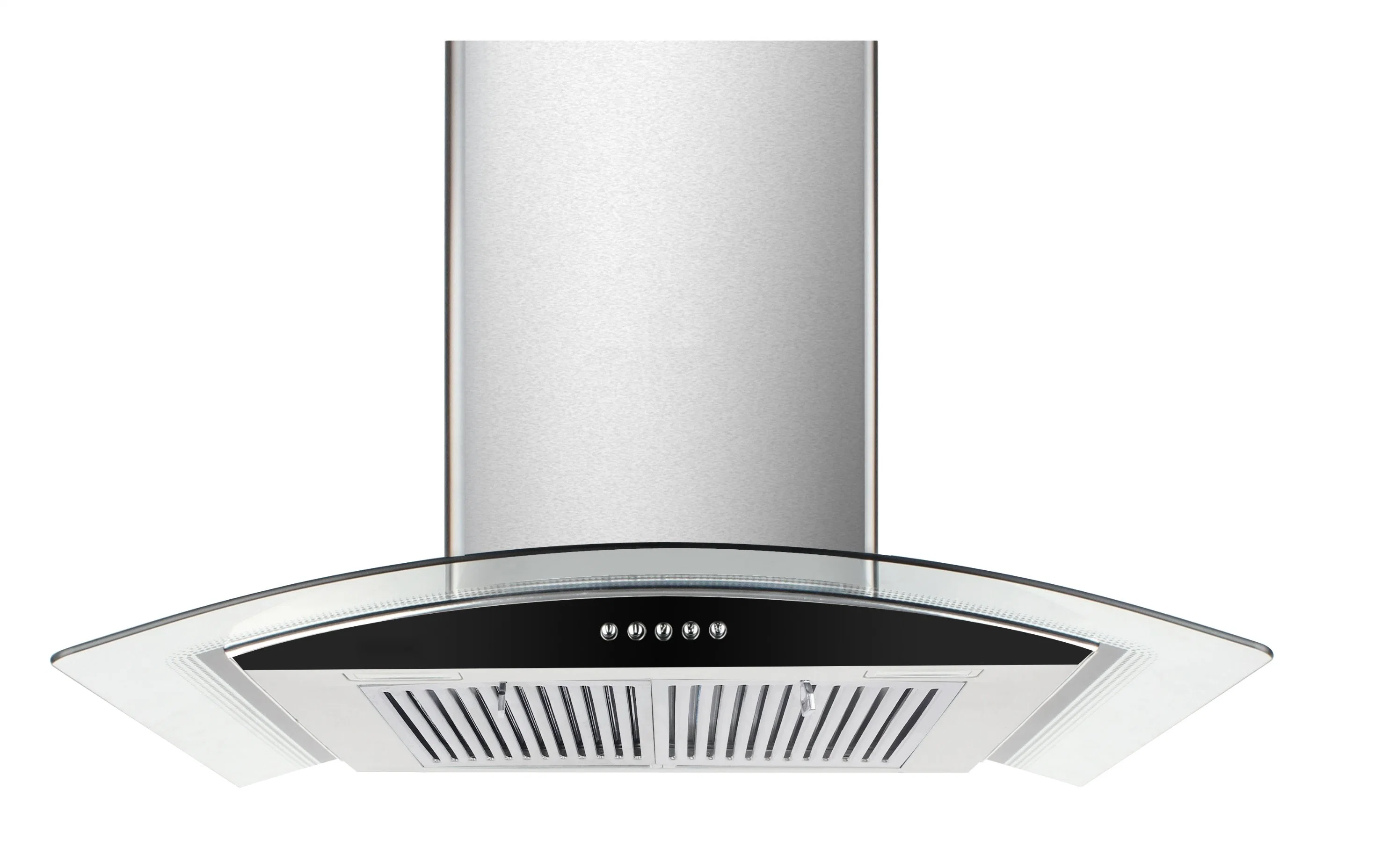 New Design Arc-Shaped Smoke Extractor Kitchen Cooker Chimney Hood