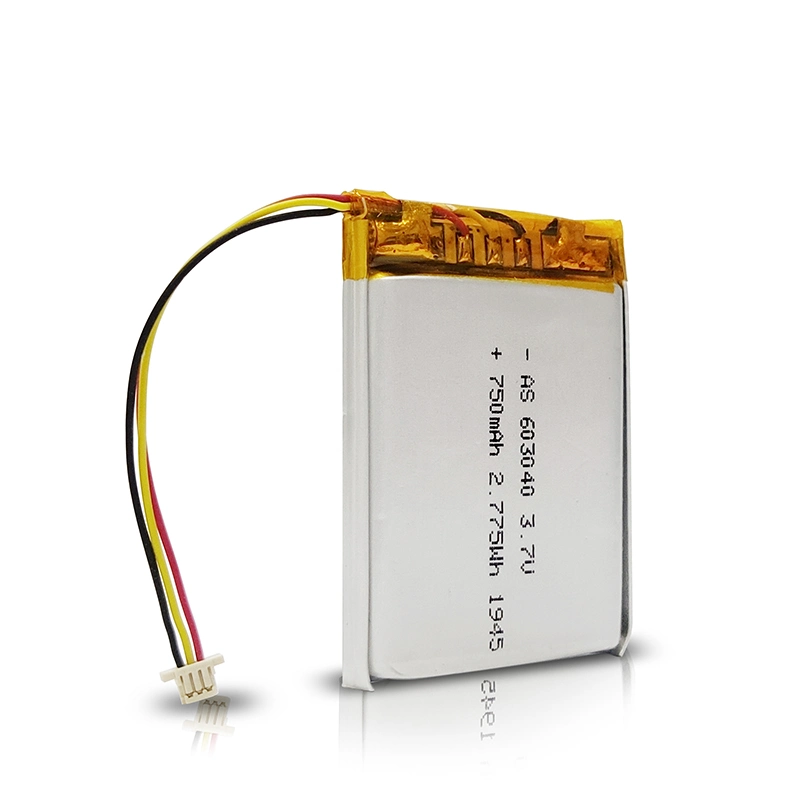 Werk UL2054 CB Kc Lithium-Polymer-Akku 603040 3,7V 750mAh LiPo Li-Ion Akku für Mobiltelefon/IoT-Gerät/GPS-Tracking/Hörgerät/Kopfhörer