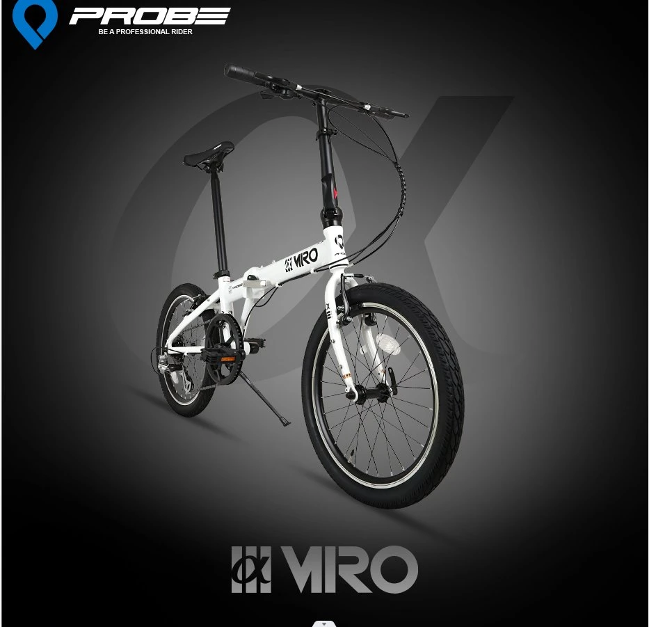 20 Alloy Folding Bicycle W/ Shimano 1*8 Speed Bike Bicicleta V Brake