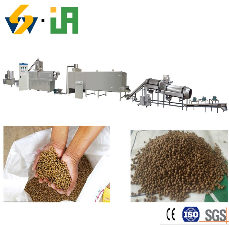 Industrial Automatic Aquaculture Fish Feed Machine Fish Food Pellet Equipment Plant