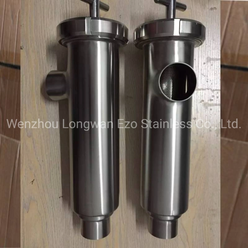Stainless Steel Food Grade Wire Mesh L Type Side Entry Filter Strainer for Beverage
