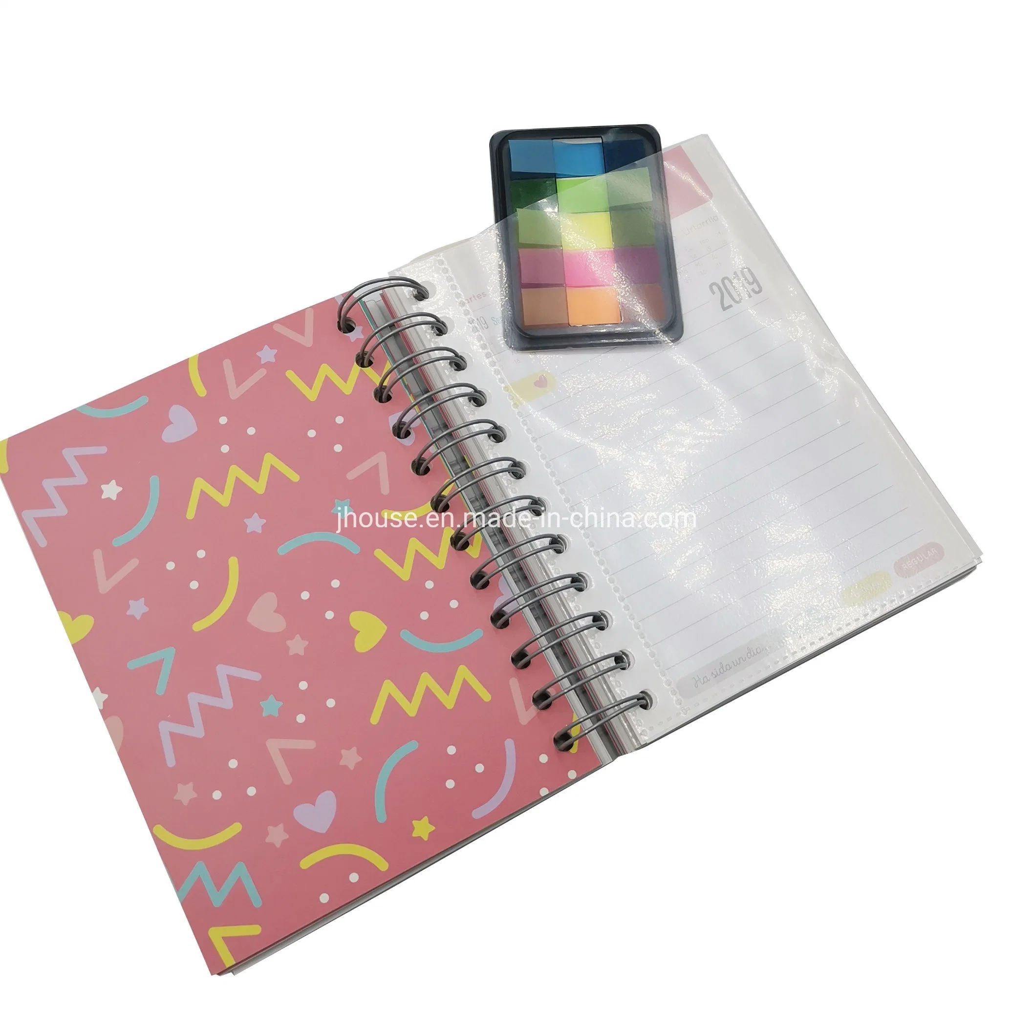 Customized Notebook Journal PVC Pocket for Student Stationery Supply