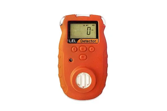 Real Time Clock Display Portable Single Gas Detector