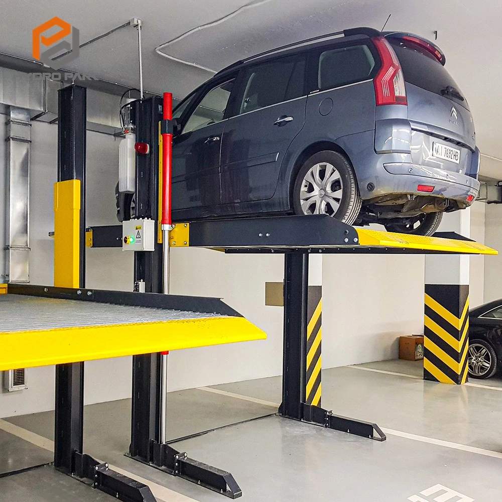 Underground Parking Lot Use Mechanical Parking Equipment 2 Post Car Lift