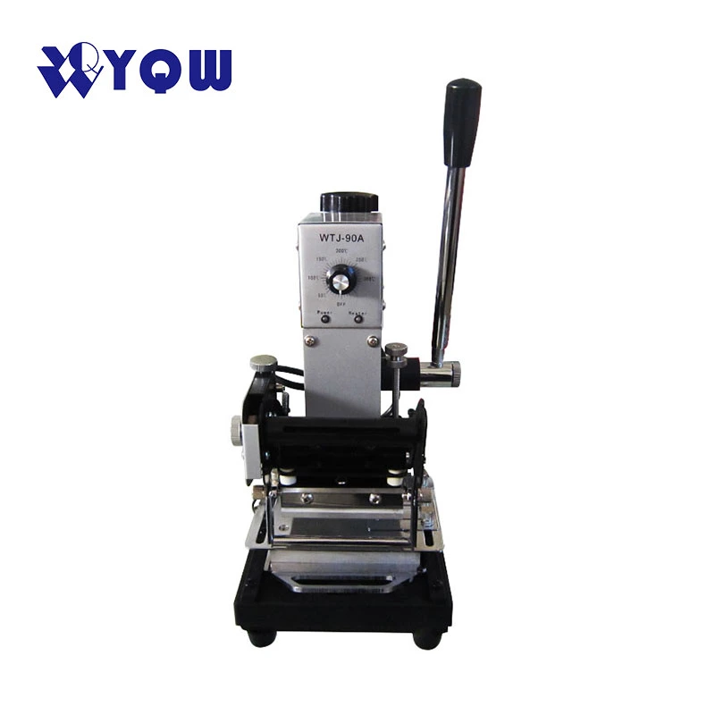 Manual Embossed PVC Card Hot Foil Heat Press Tipping Machine