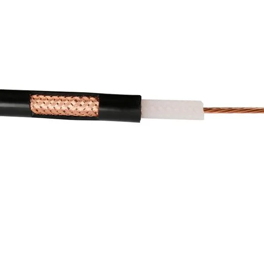 Electric Wire Cable RG6 Rg11 Rg58 Rg59 Rg179 Rg213 Oxygen-Free Copper Core Coaxial Cable for Outdoor Cable TV Line