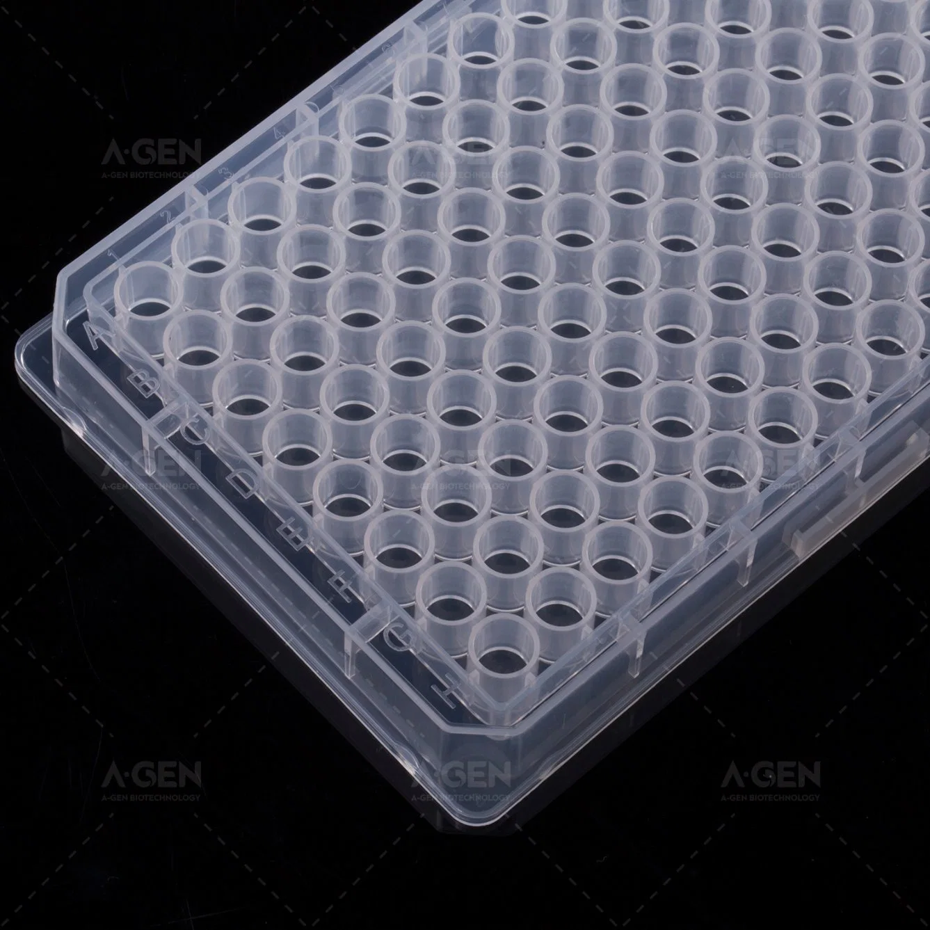 Chemical Lab Equipment for U-Bottom 96 Round Deep Well PCR Micro Plate