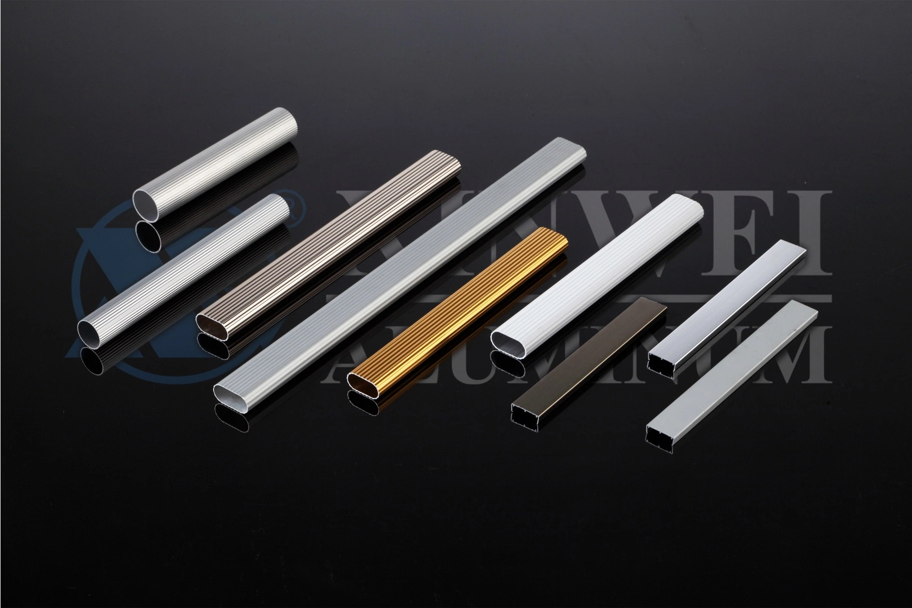 Anodized Pipe Profile Aluminium Extrusion for Closet