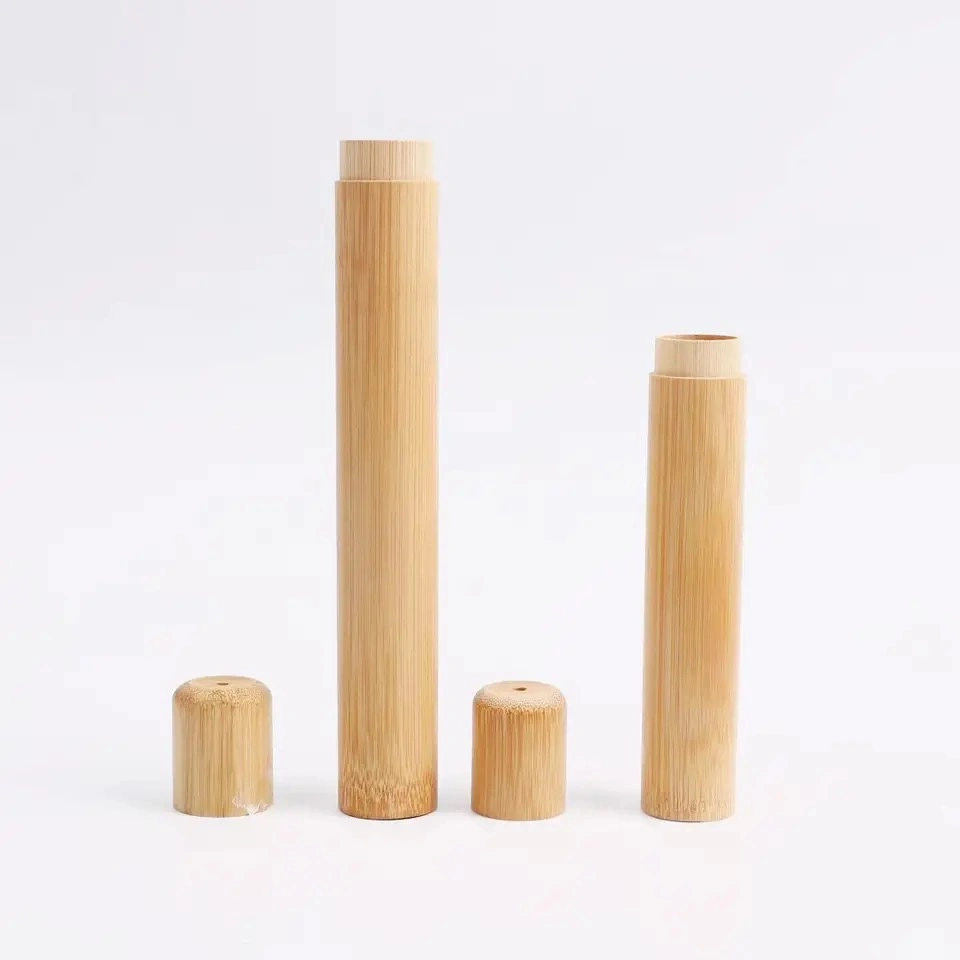 Высококачественная зубная щетка 100% натуральная зубная щетка Bamboo Eco-friendly Bamboo Корпус трубки