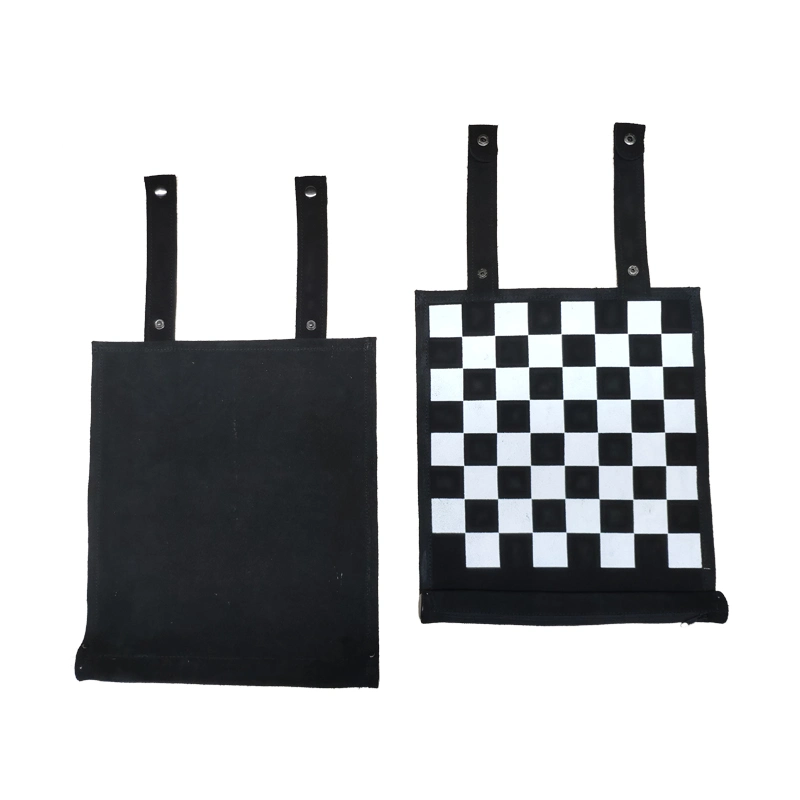 Jeu d'échecs personnalisé portable Voyage Chessboard Mat avec emballage Boîte