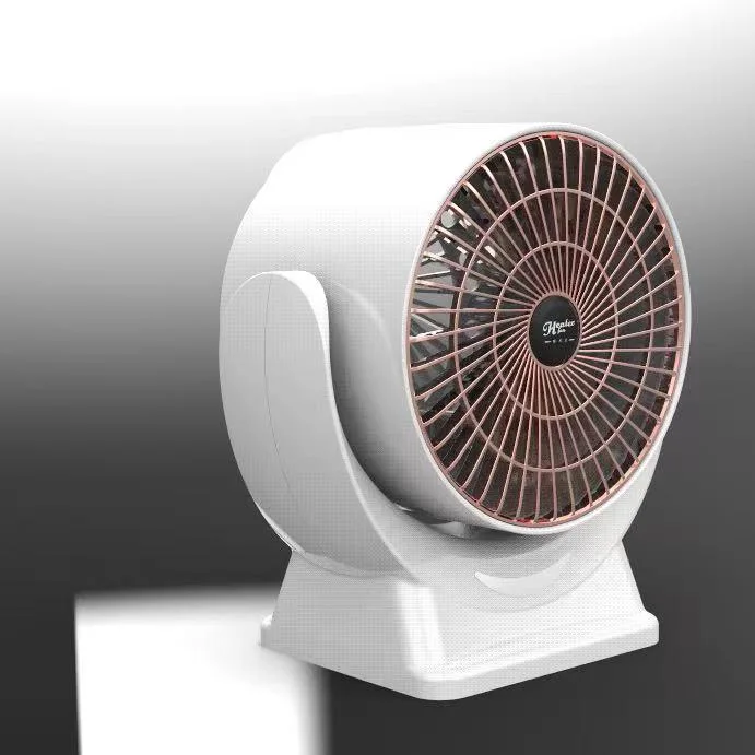 Ventilateur de chauffage portatif 880W Blanc d'appareils ménagers